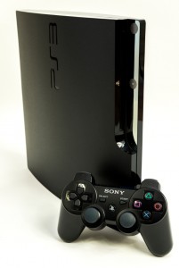 playstation 3 with gamepad